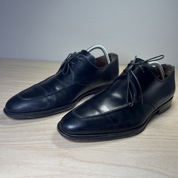 Magnanni Other - Magnanni Basilio Black Leather Oxford Apron Toe Made in Spain Men's 10   (12436)
